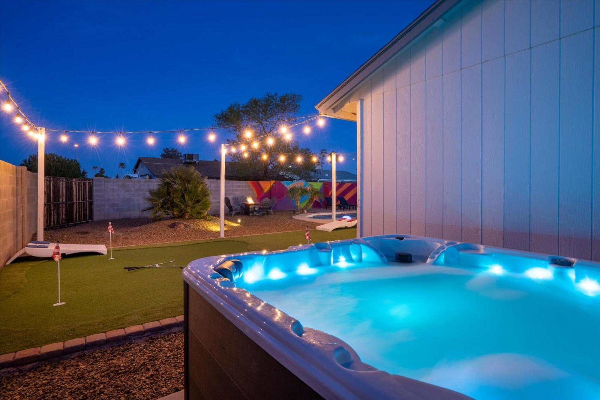 Mini Golf Fire Pit Pool Game Room Chandler Exterior foto